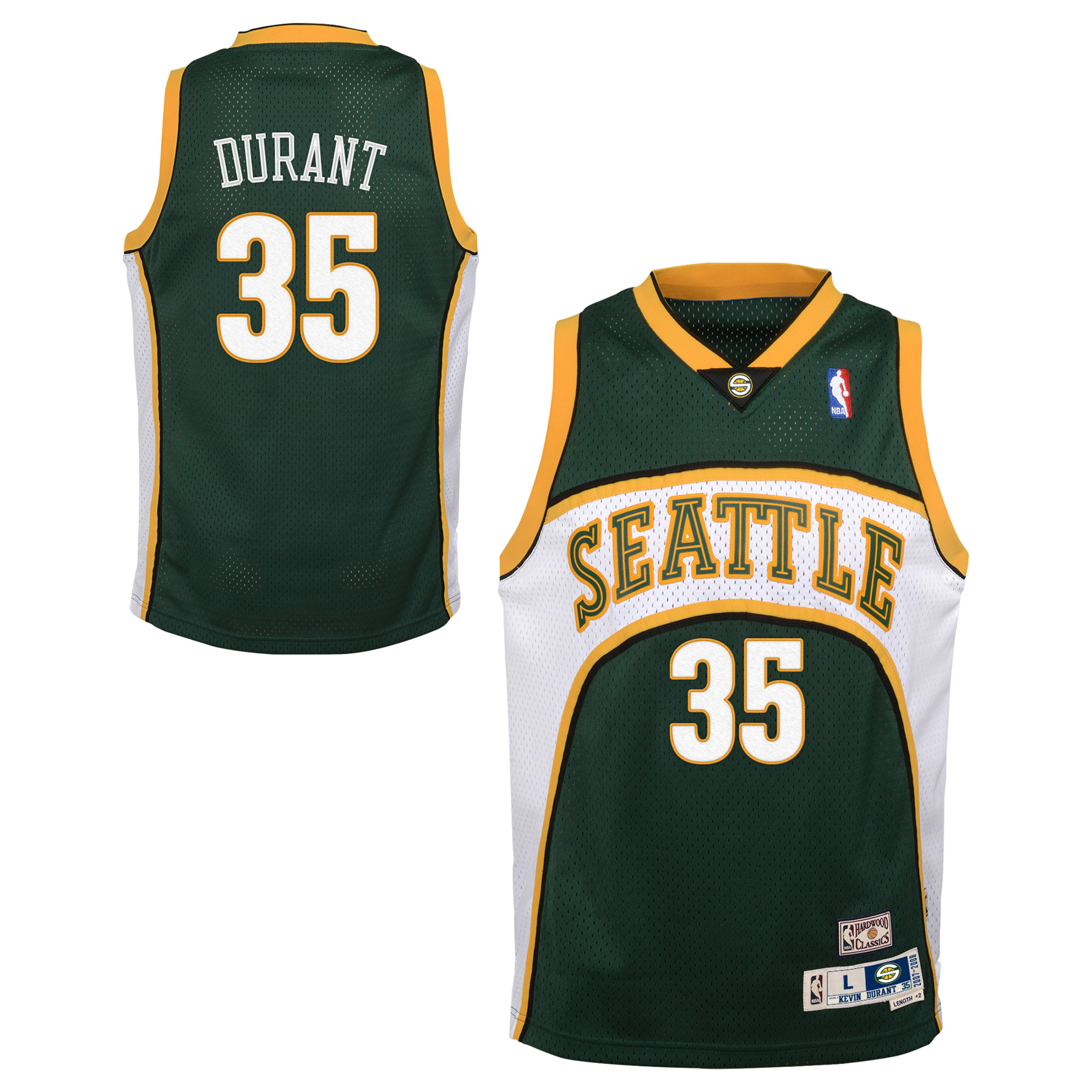 kevin durant seattle supersonics jersey