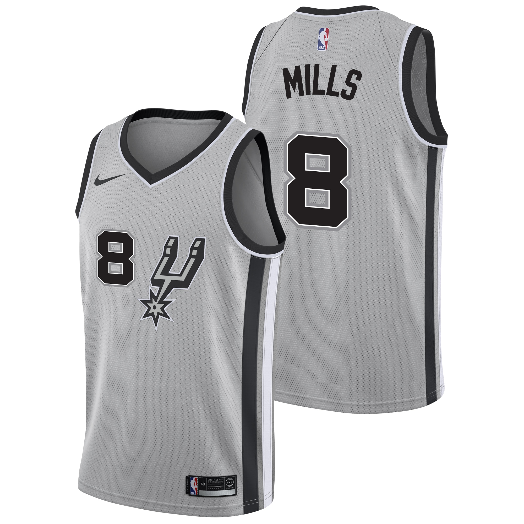 mills spurs jersey