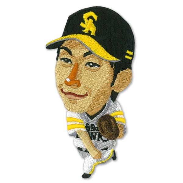 ｔｖｑ イラストワッペン 武田 Softbank Hawks