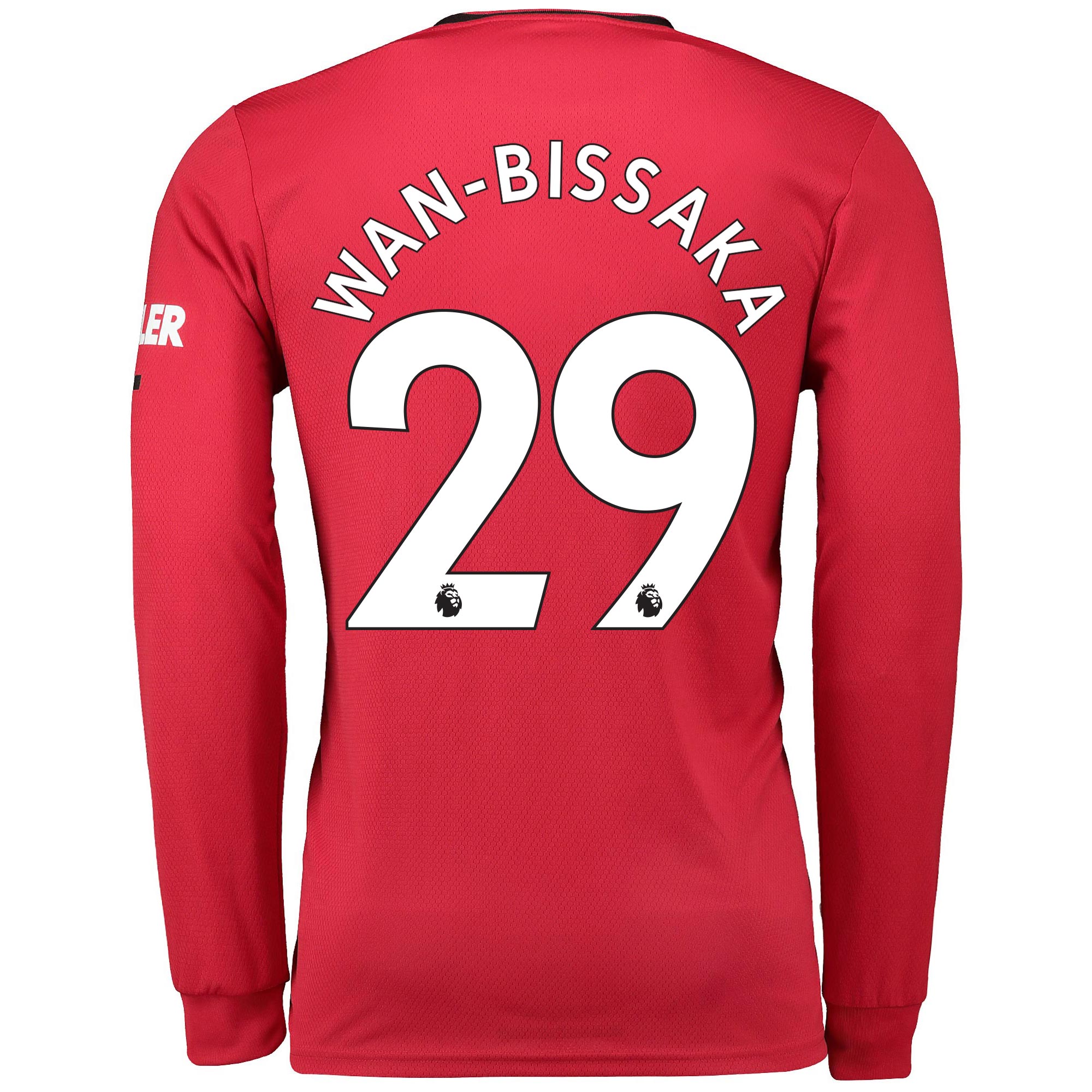 manchester united home kit long sleeve